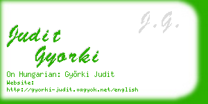 judit gyorki business card