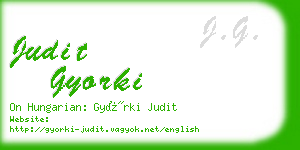 judit gyorki business card